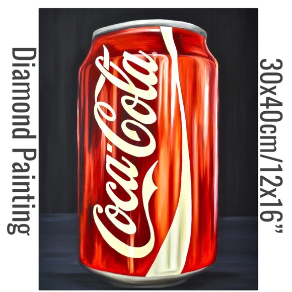 Coca Cola Can DIY 5D Full Round Drill Diamond Painting - Picture 1 of 6